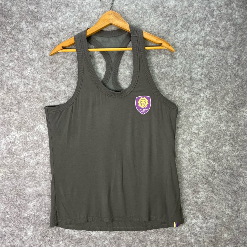 Orlando City SC Shirt Womens XL Gray MLS Soccer The Wild Collective Tank Top